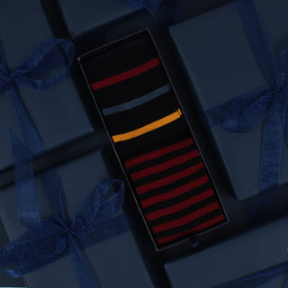 Men's Luxury Stripe 2-Pair Gift Box