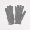 Pair of gray gloves on a white background

