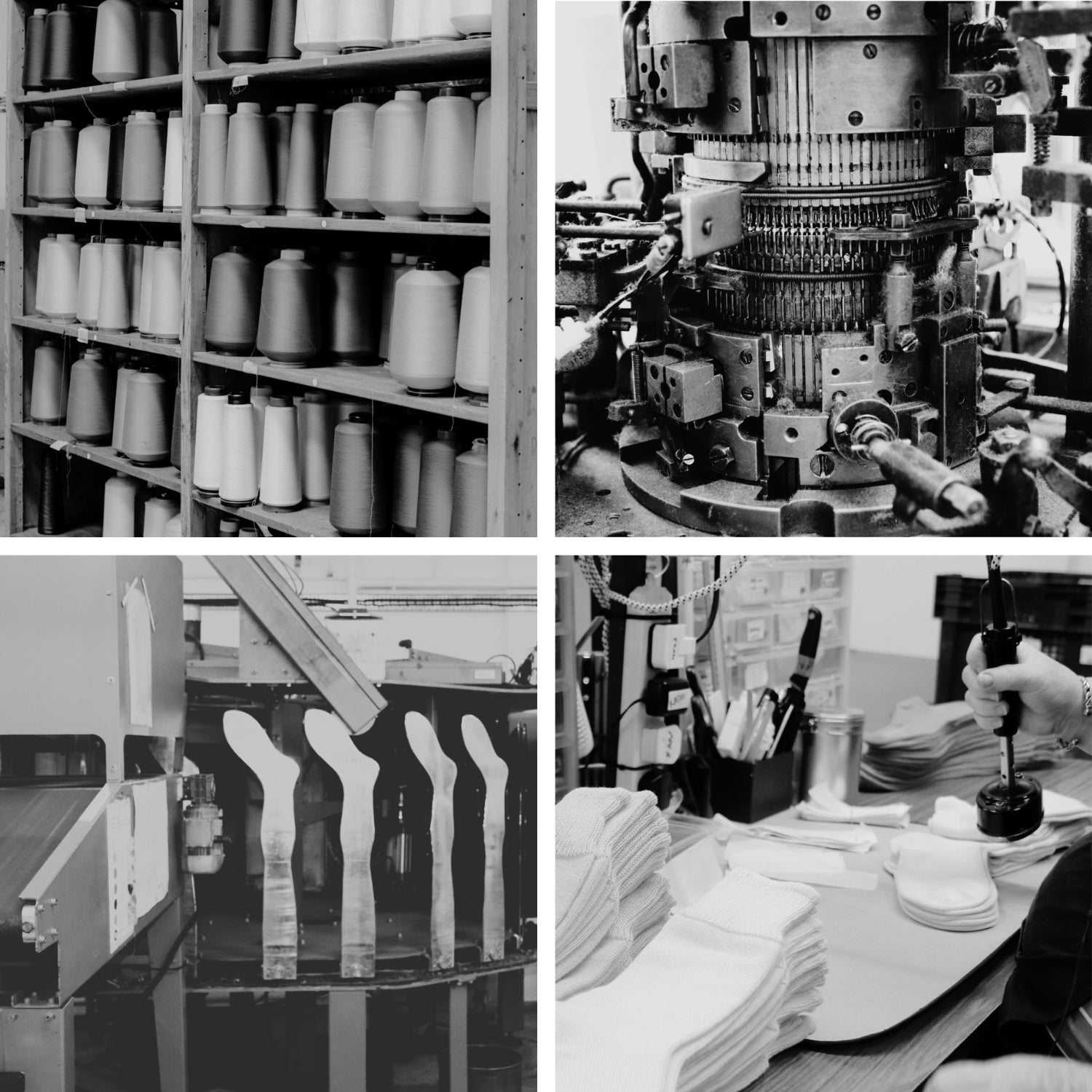collage of factory images