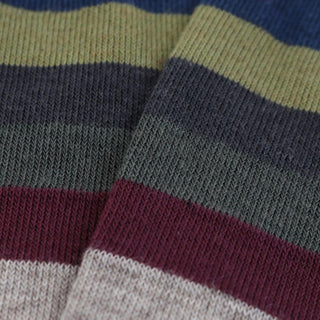 Luxury Corgi Signature 7 Colour Stripe Cotton & Cashmere Socks - Corgi Socks