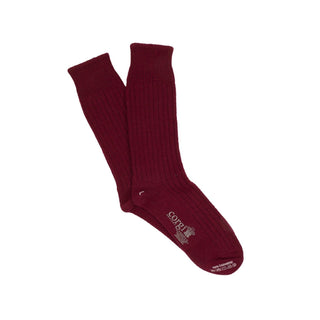 Luxury Rib Pure Cashmere Socks - Corgi Socks