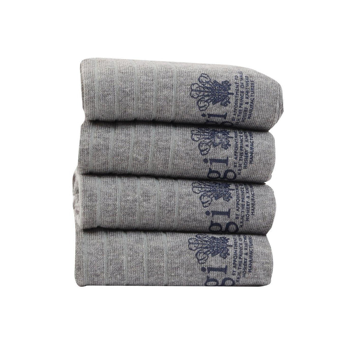 Men's 4-Pair Ribbed Cotton Gift Box - Corgi Socks