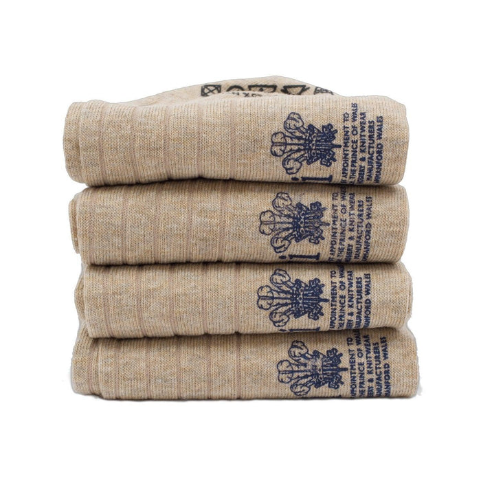 Men's 4-Pair Ribbed Merino Wool Gift Box - Corgi Socks