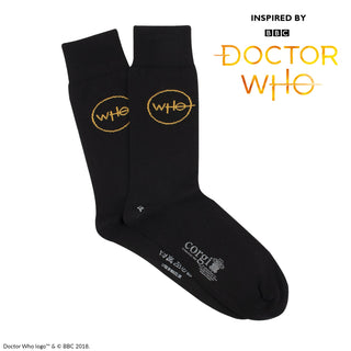 Men's Doctor Who 'Who' Cotton Socks - Corgi Socks