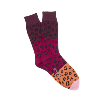 Men's Leopard Cotton Socks - Corgi Socks
