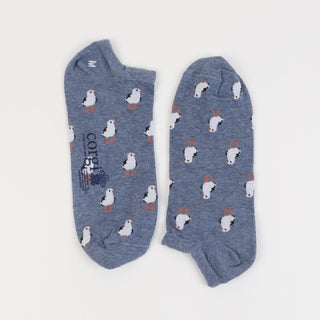 Men's Low Cut Seagull Cotton Socks - Corgi Socks