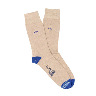 Men's Monogrammed 3-Pair Cotton Gift Box - Corgi Socks