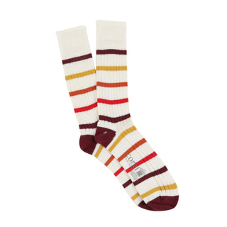 Men's Pure Cotton Thin Stripe Socks - Corgi Socks