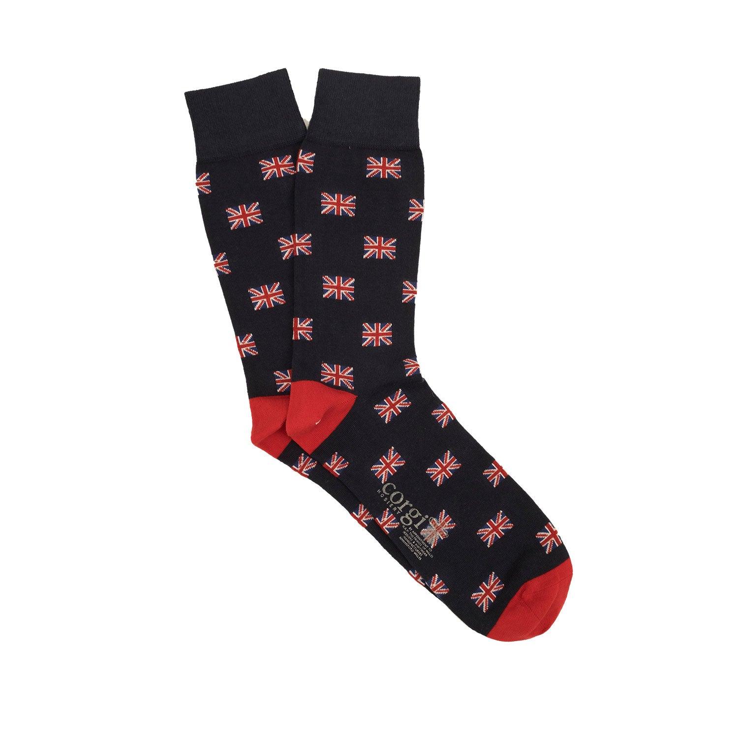 Men's Union Jack Cotton Socks - Corgi Socks