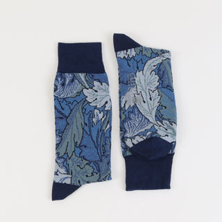 Men's William Morris Ancathus 1872 Cotton Socks - Corgi Socks