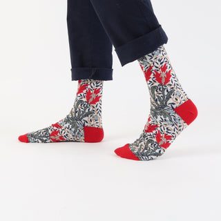 Men's William Morris Borne 1905 Cotton Socks - Corgi Socks