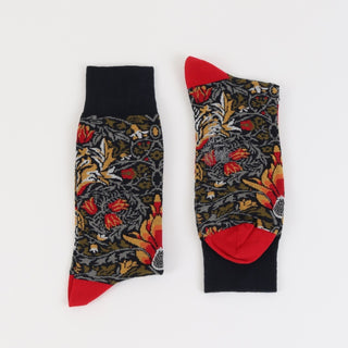 Men's William Morris Snakeshead 1876 Cotton Socks - Corgi Socks