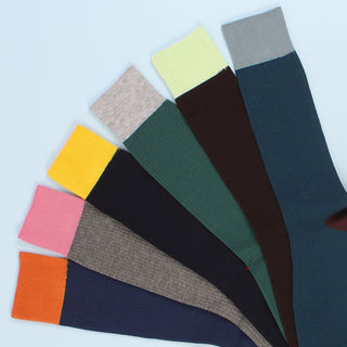 Men's Mercerised Cotton Colour Pop Socks
