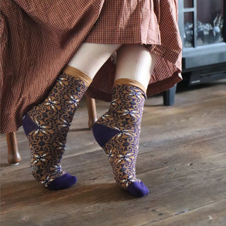 Women's Mosaic Cotton Socks