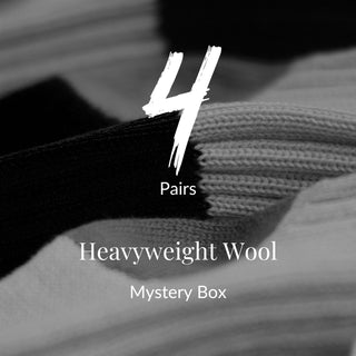 Men's Wool & Cotton Socks-Mystery Box 4 Pairs