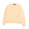 Pale yellow sweater on a white background