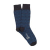 Men's Tartan Cashmere Blend Socks Navy