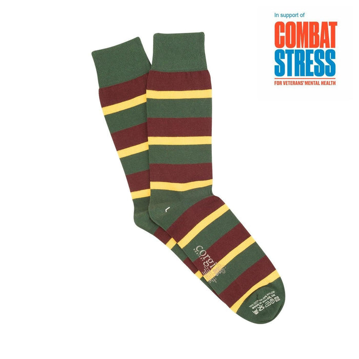 Royal Dragoon Guards Regimental Cotton Socks - Corgi Socks