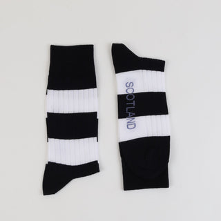Scottish Stripe Cotton Socks - Corgi Socks