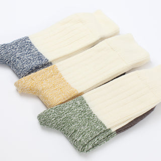 Men's Colour Block Wool & Cotton Socks