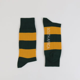 South African Stripe Cotton Socks - Corgi Socks