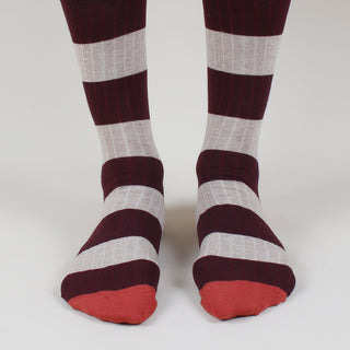 Men's Rugby Stripe Cotton Socks