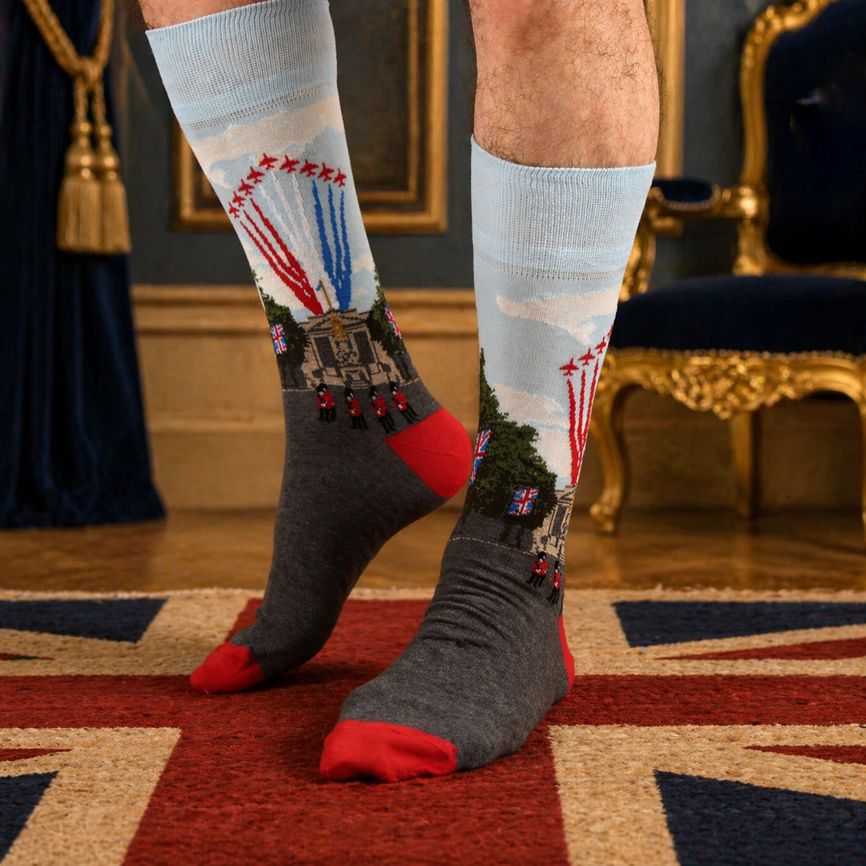 Men's Trooping The Colour Scene Cotton Socks