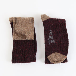 Welly Boot Donegal Wool Sock - Corgi Socks