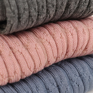 Women's Cable Knit 3-Pair Cotton Gift Box - Corgi Socks