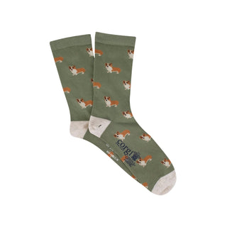 Women's Corgi Dog Cotton Socks