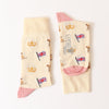 Women's Coronation Mini Icon Cotton Socks - Corgi Socks