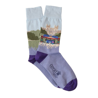 Women's Coronation Windsor Castle Concert Cotton Socks - Corgi Socks