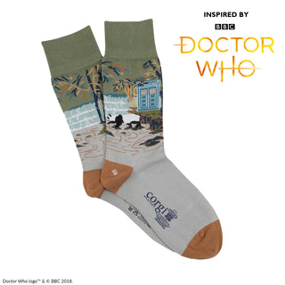 Women's Doctor Who Chengdu Scene Cotton Socks - Corgi Socks