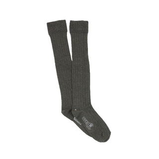 Women's Long Rib Cotton Socks - Corgi Socks