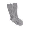 Women's Handmade Cable Pure Cashmere Socks