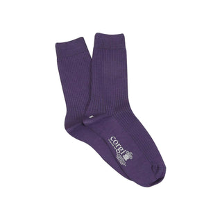 Women's Ribbed Mercerised Cotton Socks