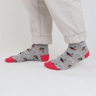 Women's Welsh Weatherman x Corgi Shower Cotton Socks - Corgi Socks