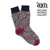 Women's William Morris Michaelmas Daisy 1890's Cotton Socks - Corgi Socks