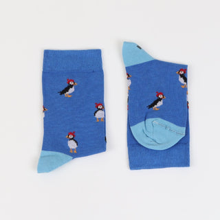 Kids Puffin Cotton Socks