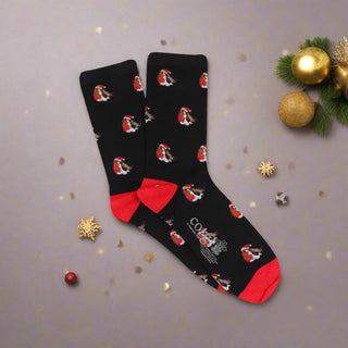 Women's Festive Robin Cotton Socks